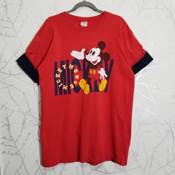 Disney Other - Disney Vtg Single Stich USA Made Mickey Mouse Tee